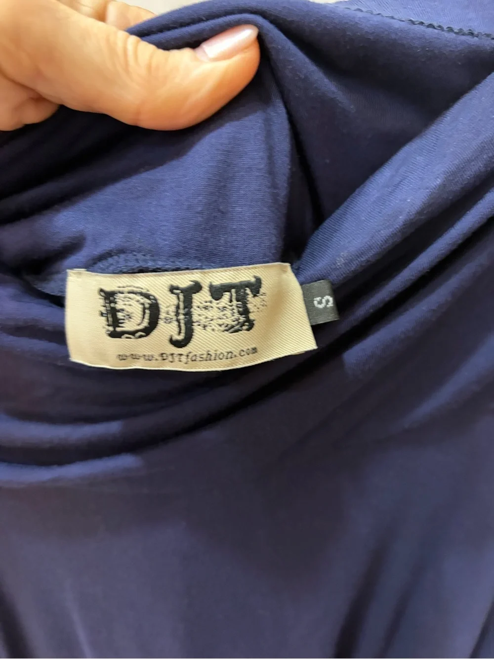 DJT fashions flowing navy